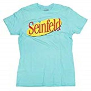 SEINFELD MEN'S RETRO MINT GREEN COTTON TEE NEW